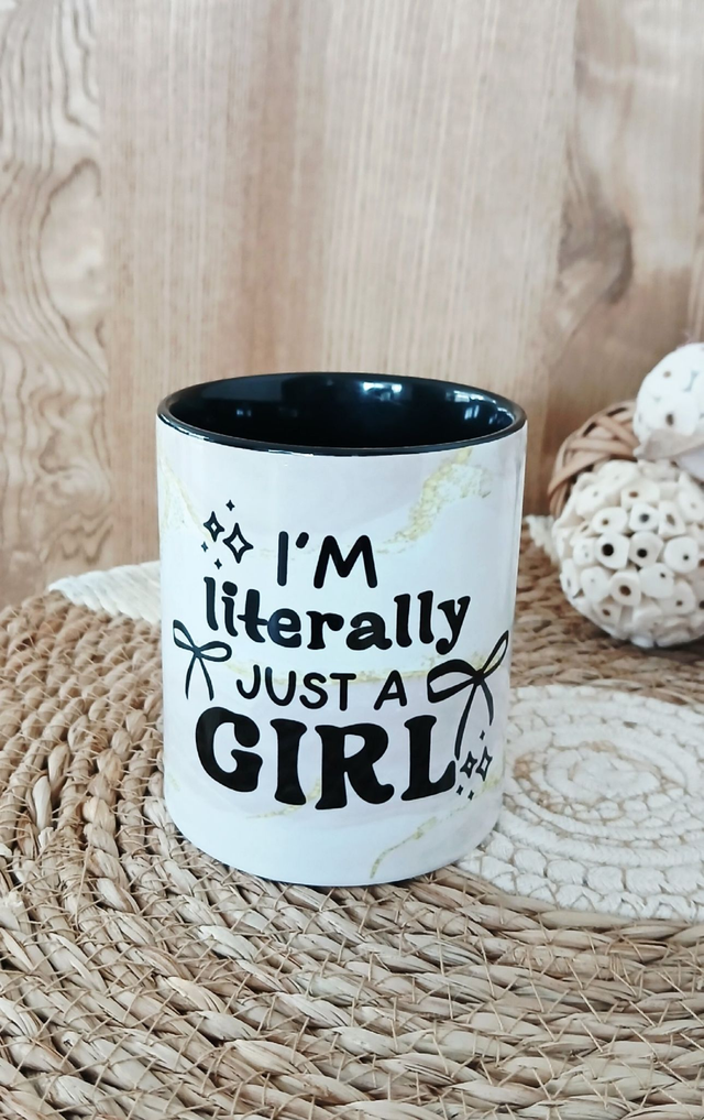 Tasse sublimée &quot;Girl&quot;