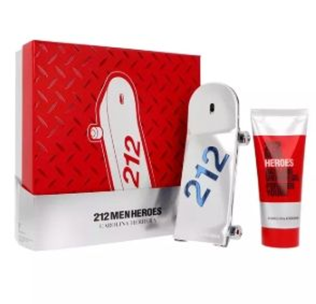 Zestaw Carolina Herrera 212 Heroes Edt 90ml + Shower Gel 100ml