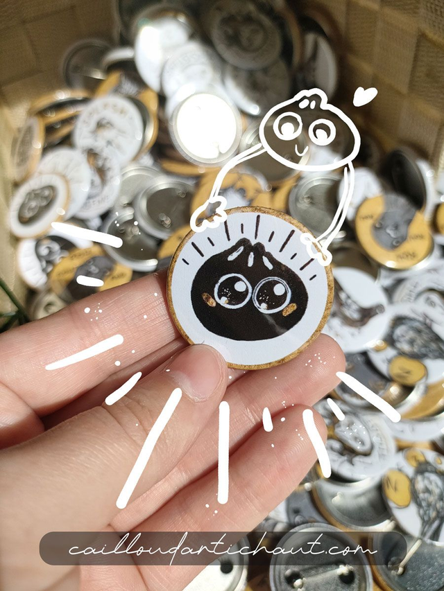 Badge bao à l&#039;unité