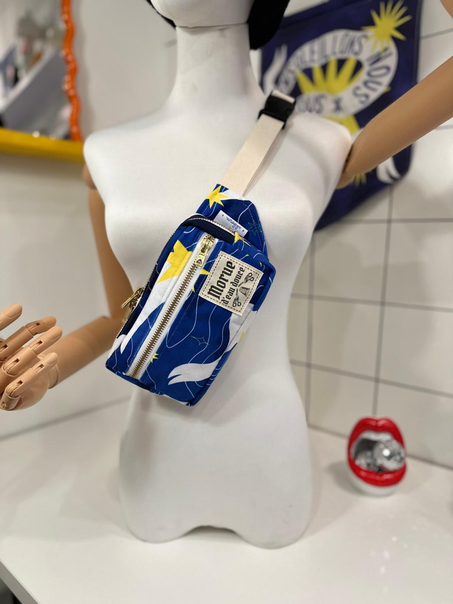 sac banane Pockette  constellation dark bleu (collab X aliboron)