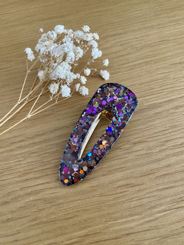 Barrette Theresia - chocolat mix