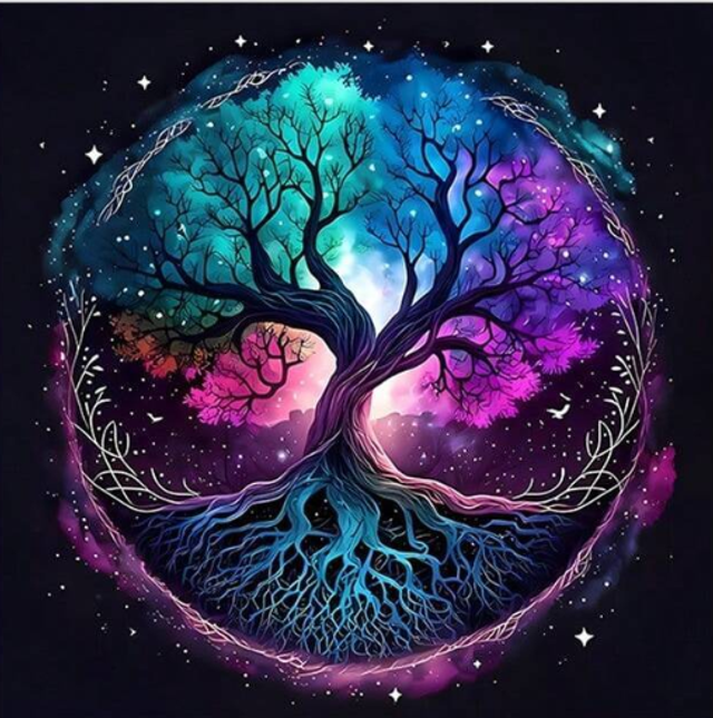 Tenture Arbre de Vie 75 x 75