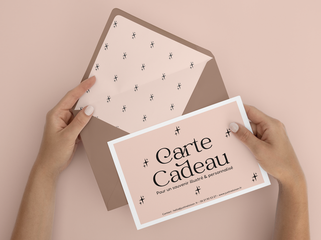 Carte Cadeau - Illustration personnalisée