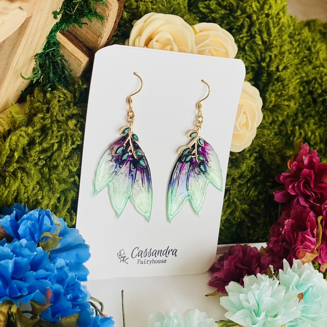 Racines vertes turquoises 