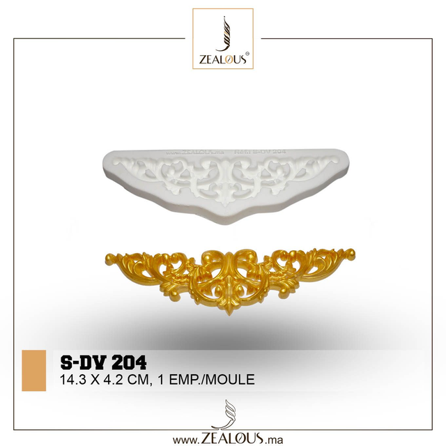 S-DV204 Cake Chocolate and Fondant Silicon Moulds