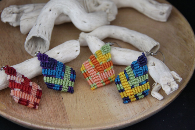 Boucles d&#039;oreilles Rainbownita