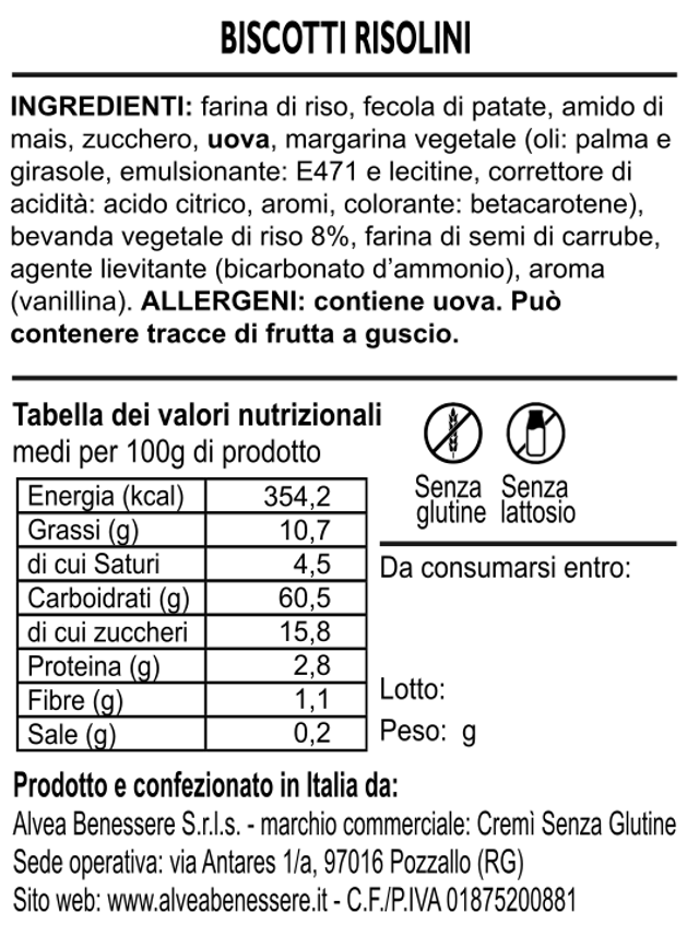 Biscotti Risolini 360g