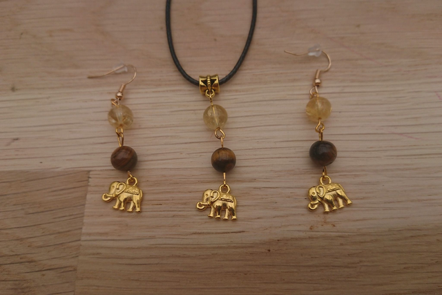 Parure chakra du plexus solaire