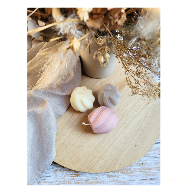 Petite Bougie Torsadé