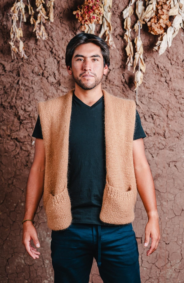 Alpaca Weste CHALECO - camel