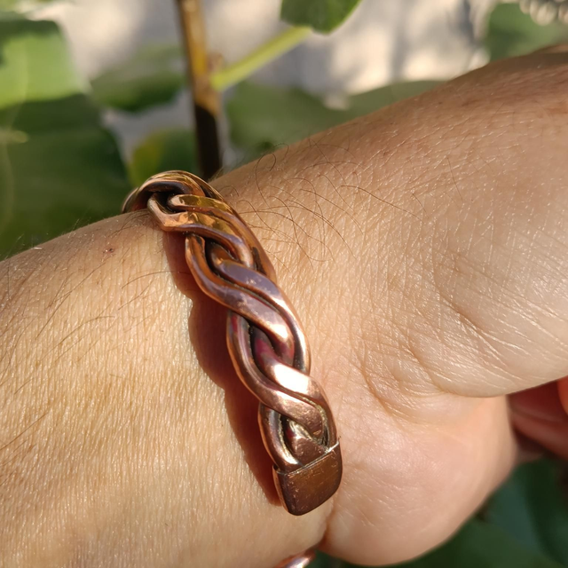 Bracelet en cuivre pur, anti inflammatoire et style