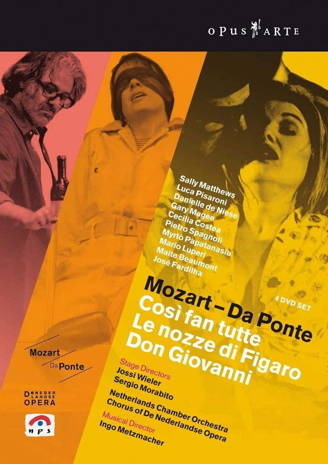 Mozart COSI FAN TUTTE/LE NOZZE DI FIGARO/DON GIOVANNI 4 DVD