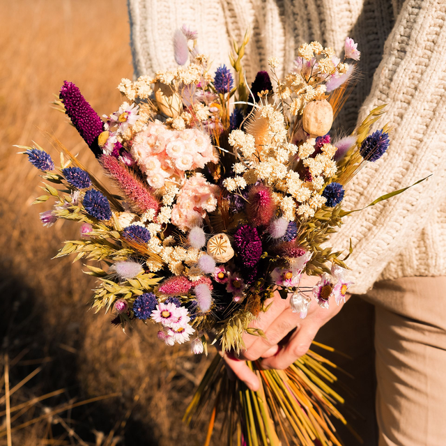 Bouquet Terre de Brume — Bouquet éternel en fleurs séchées | YSSEJ DESIGN