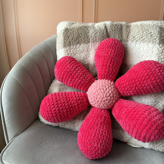 Coussin fleur