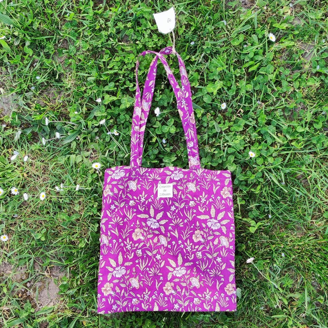 Tote bag violet