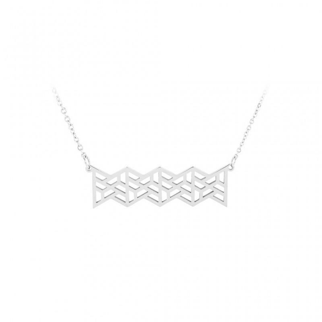 Geotriangle Pendant Necklace