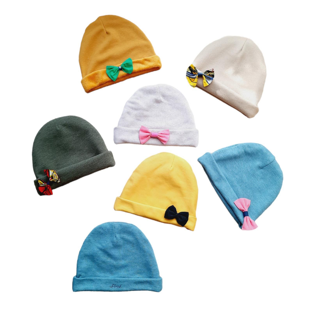 Broche nœud en tissu