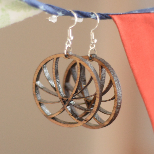 Boucles d’oreilles – Courbes