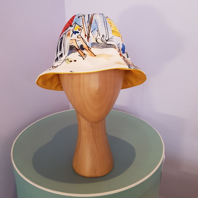 Cloche de pluie Aquarelle "Cabanes de Gouville"