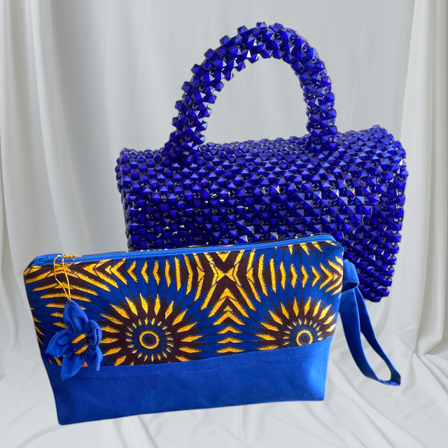 Sac de perles + grande pochette