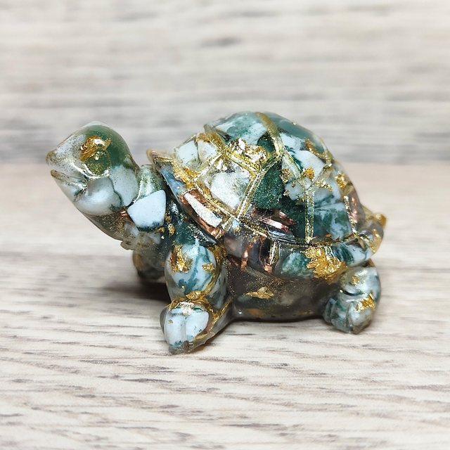 Orgonite petite tortue agate arbre
