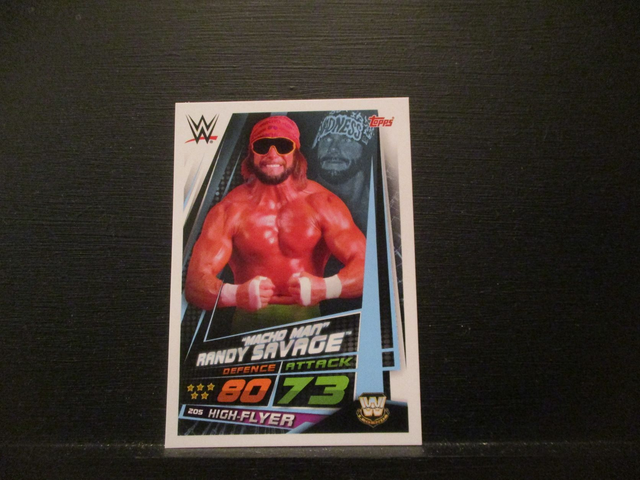 "Macho Man" Randy Savage - W Legends Slam Attax Universe Original Trading Card #205