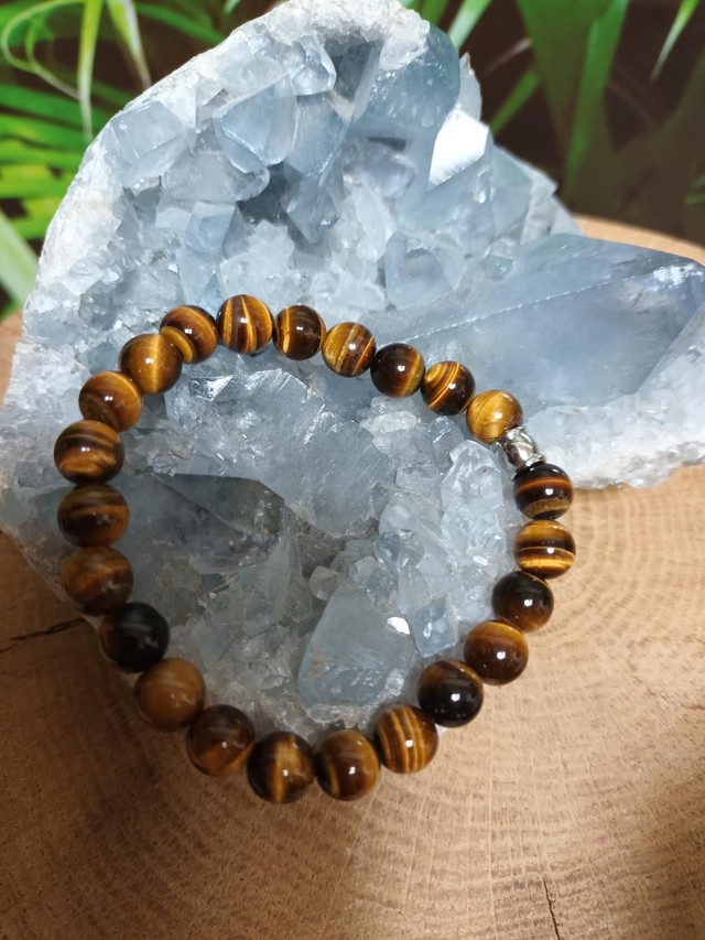 Bracelet en œil de tigre