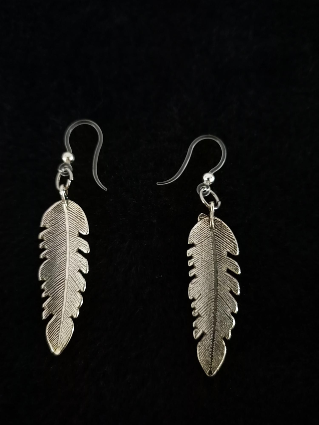 Boucles d'oreilles plumes 