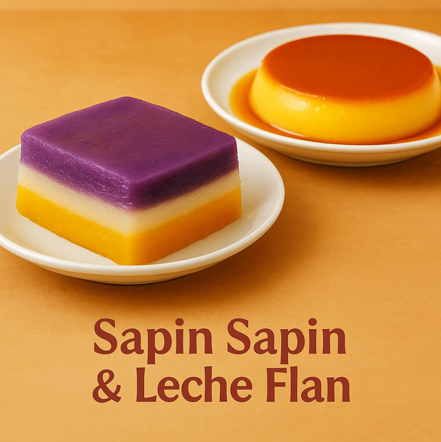 Sapin Sapin & Leche Flan