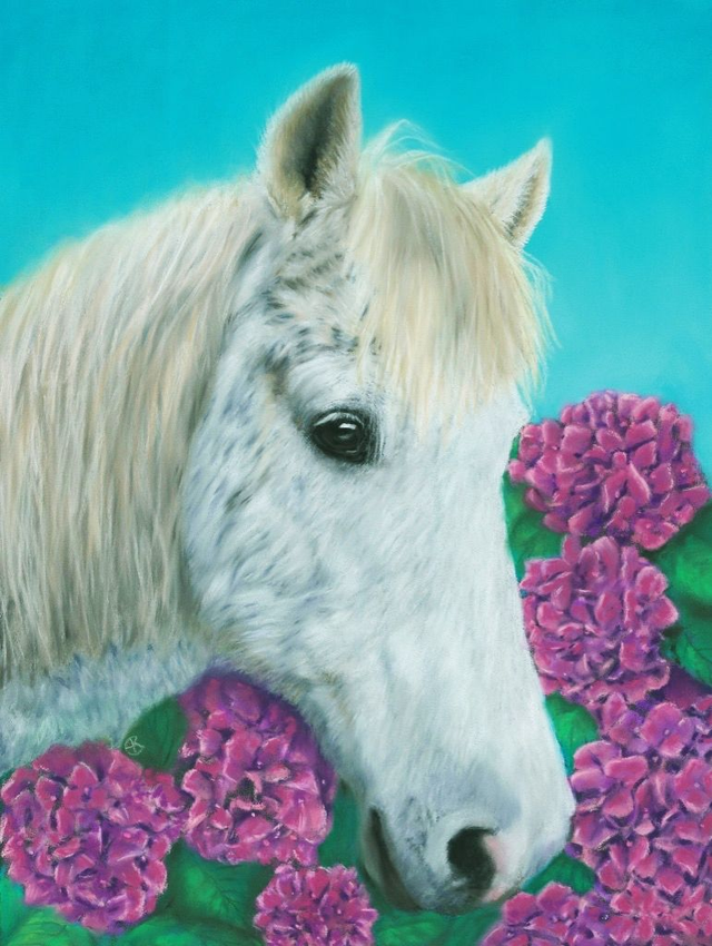 Greeting Card 'MOBLIE'  (Olde Manegepeerd)