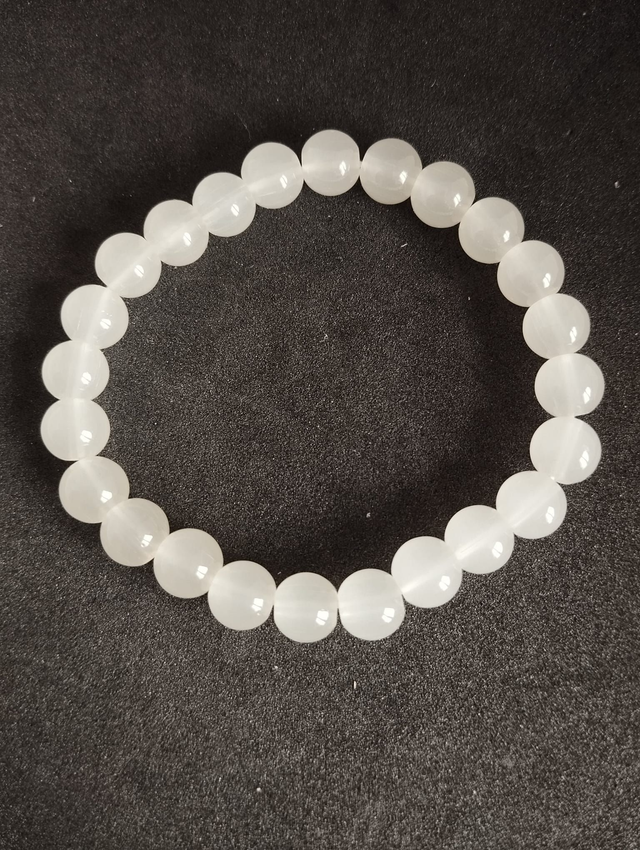 Bracelet en quartz blanc