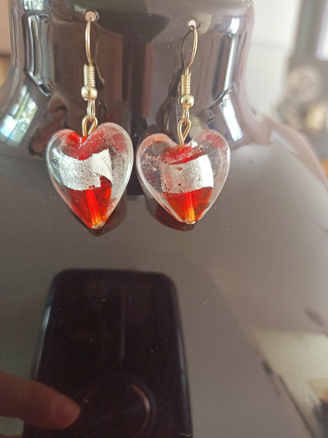 Boucles d'oreilles coeur 
