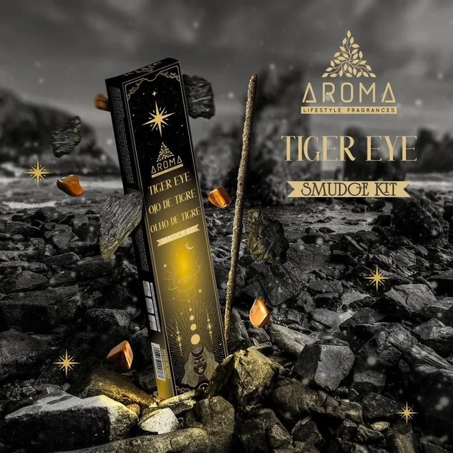 AROMA - Incienso Crystal Ojo de Tigre *767