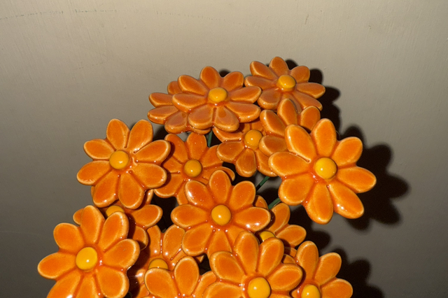 Ceramic Little Daisy - Orange