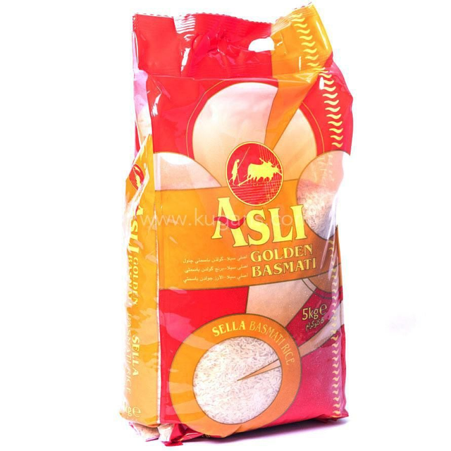 Asli Golden Sella Basmati Rice - 5kg