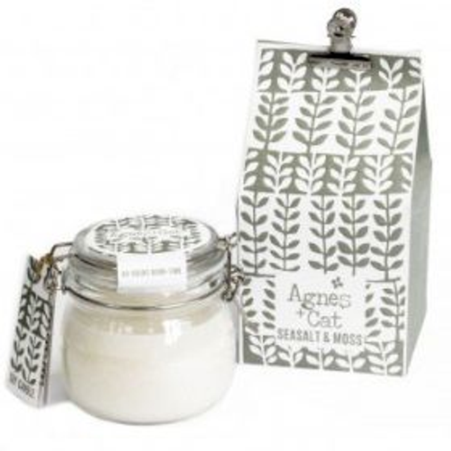 Bougie pot 400g - Sel Marin et Mousse