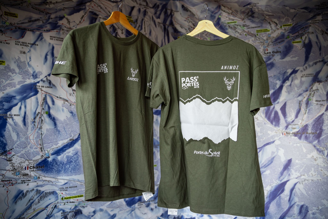 T-shirt Femme - kaki - Animoz x Pass'Portes