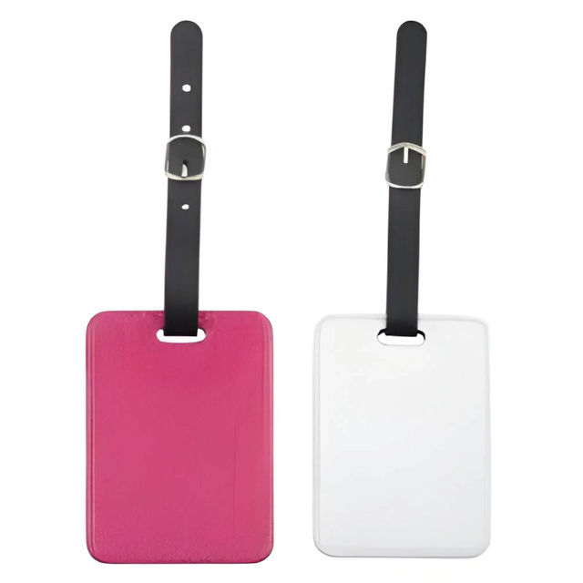 PU Glitter Luggage Tags