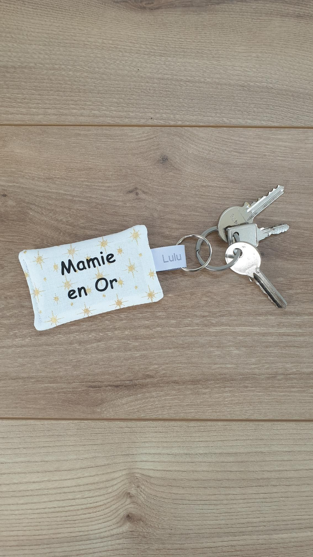 Portes clés Mamie en Or