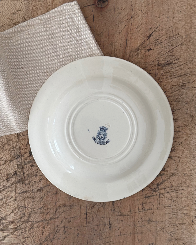 Assiettes Gien Chardons creuses (x6)