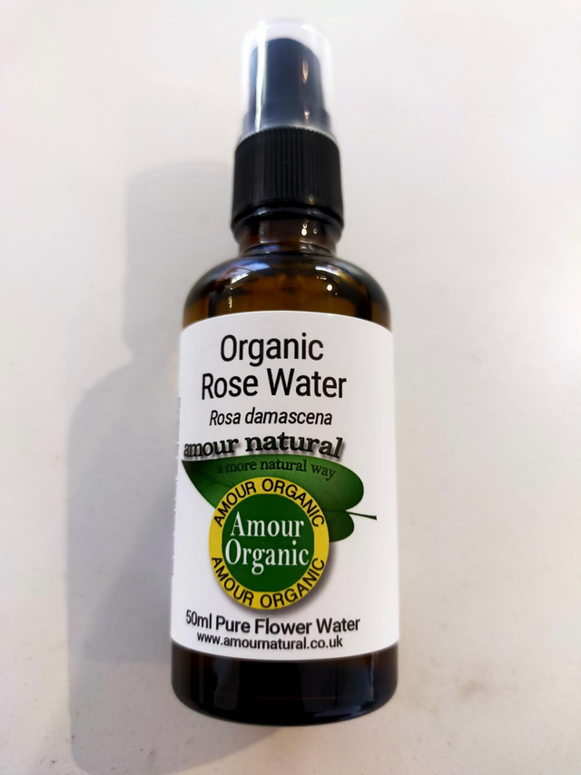 Rose Flower Water Spray, Organic 50ml RFW0050  