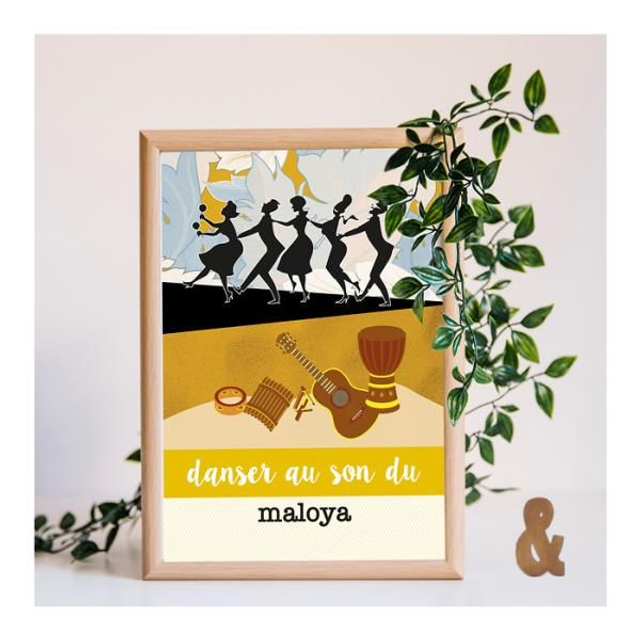 Affiche "Danser au son du Maloya"