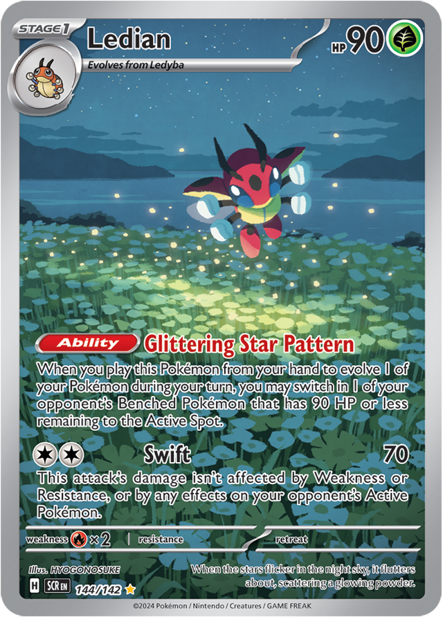 Ledian - 144/142 (Illstration Rare)