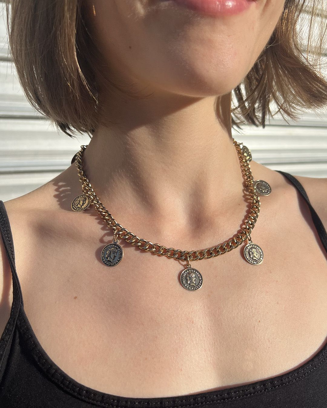 ✷ COLLIER MÉDAILLES ROMAINES ✷