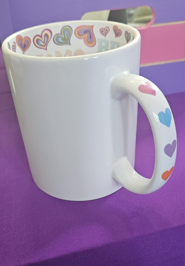 Personalised Love Heart Mug