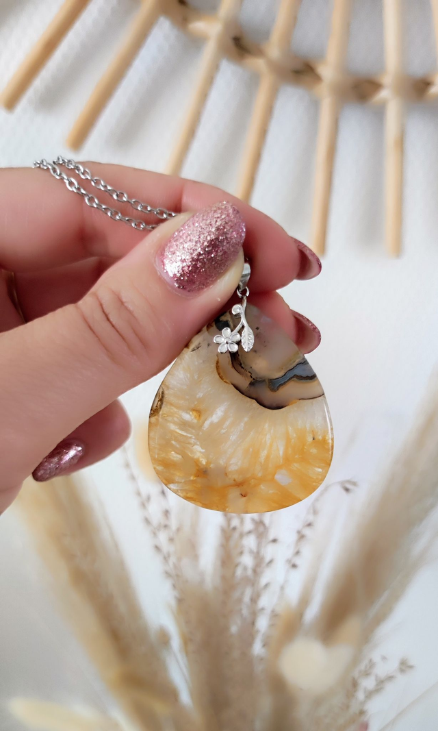 Pendentif Agate du Montana