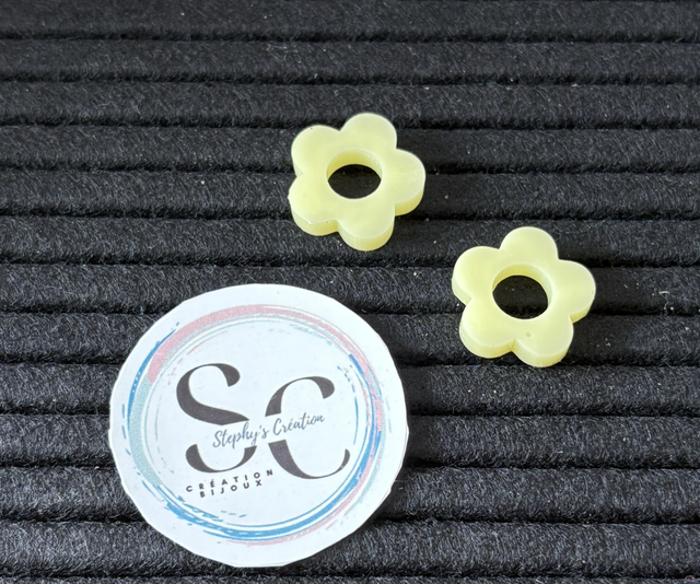 💛Pampille "ANNA" – Baby Fleur Jaune 