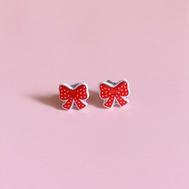 Boucles d’oreilles Noeud Pois