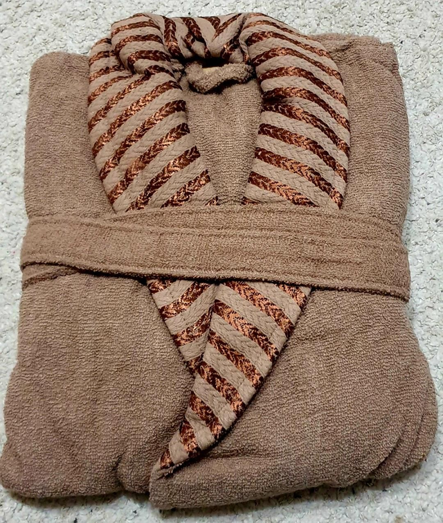 Peignoir éponge taille M