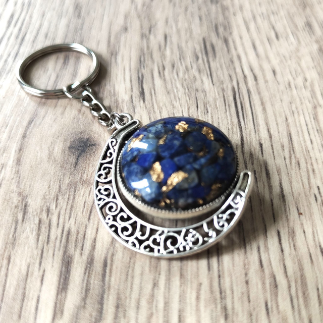 porte clé lapis lazuli